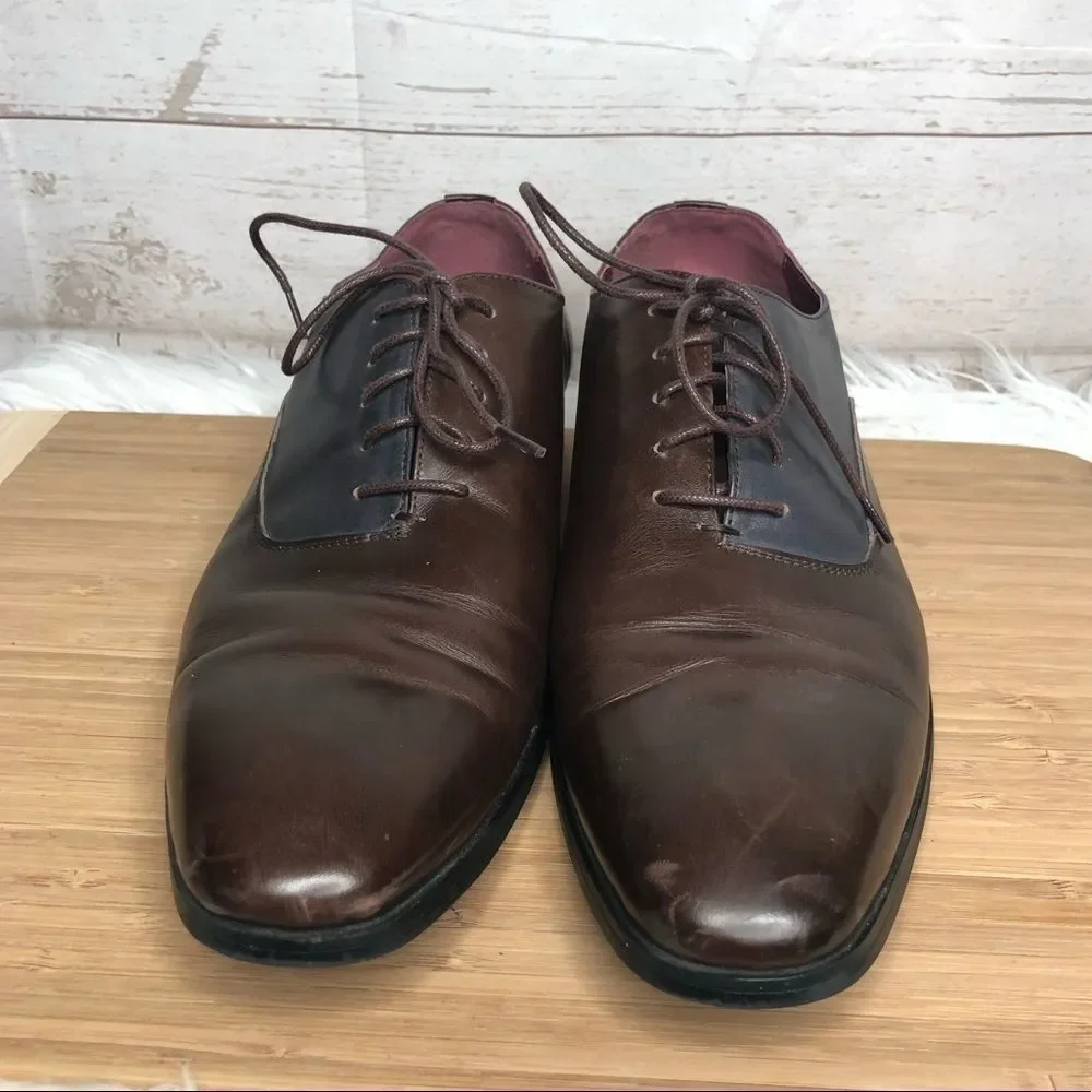 Vintage Foundry Co mens Oxfords shoes leather Sz11 VF1122-SE